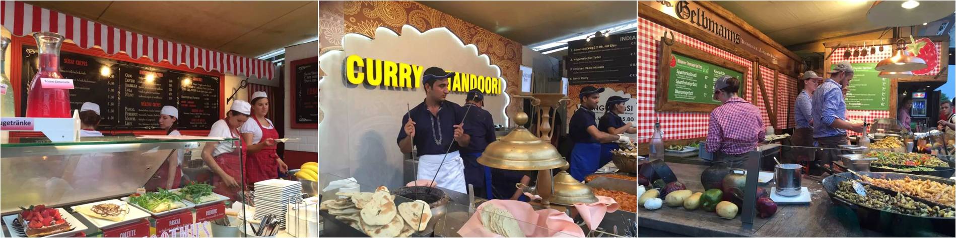 音樂電影前的美食大排檔 音樂電影前的美食大排檔